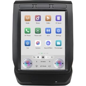 استبدال ستيريو السيارة لـ F150 2015-2020، F250/F350/F450 2017-2020 Android 9 T-Style Car Radio Head Unit 3G+32G مع Carplay اللاسلكي/Android Auto AM/FM راديو بلوتوث