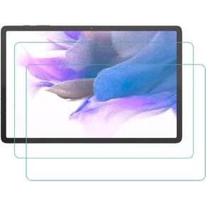 Designed for Samsung Galaxy Tab S7 FE 5G/S9 FE Plus/S9 Plus/S8 Plus 12.4 inch Tempered Glass Screen Protector 9H Anti Scratch HD Clear Bubble Free(1pcs)