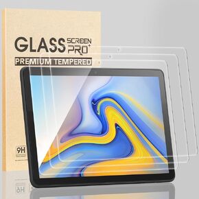 3 Pack Tempered Glass for All-New Fire HD 10 Screen Protector 10.1 Inch (2023/2021,13th/11th Gen) / Fire HD 10 Plus/Fire HD 10 Kids/Kids Pro / W10Y, 9H Anti Scratch Transparent HD Clear Bubble Free Protective Film Glass