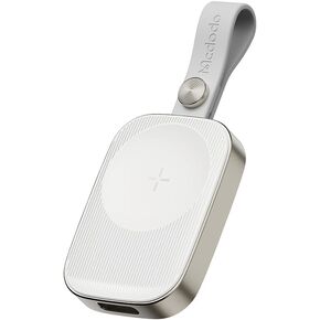 Mcdodo Mangetic Wireless Charger Portable Wireless Charger for Apple Watch USB C Wireless Travel Charger for iWatch Series 9 8 7 6 5 4 3 2 1 SE Ultra(White)