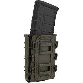 KRYDEX 5.56mm 7.62mm Magazine Pouch with MOLLE Clip Universal Mag Holder