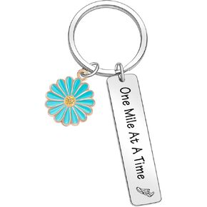 Running Lover Keychain Cross Country Running Jewelry Half Marathon Runners Gifts Track Athletes Jewelry