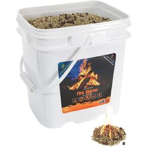 Insta-Fire Eco-Friendly Granulated Bulk Fire Starter, 2-Gallon Bucket