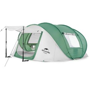 Naturehike 3-4 Person Pop up Tent, Easy Setup Instant Tent, Pop up Tent for Camping, Hiking
