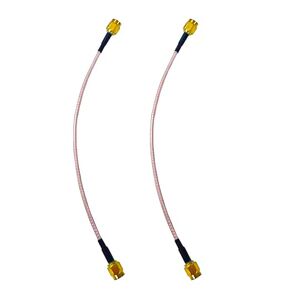 Coax Cable Assembly SMA Male to SMA Male Antenna Extender Cable Adapter Jumper(6 inch/15cm) (5 Pack)