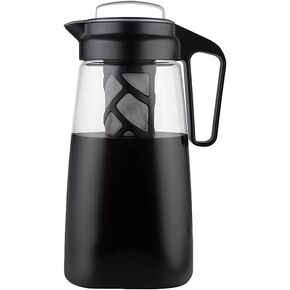 VerticalRising Cold Brew Coffee Maker and Pitcher | Premium Iced Coffee Maker | Tea Infuser | Loose Leaf Tea Infuser | Water and Fruit Infuser | 64 fl oz.