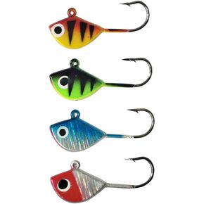Ice Fishing Jigs Fishing Bait Jigging Lures Kit Winter Metal Lures