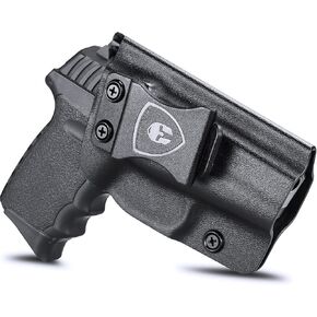 SCCY CPX1 CPX2 Holster IWB KYDEX Holster Fit: SCCY 9mm CPX-1 CPX-2 Gen 1-2 - Not Fit CPX1 / CPX2 Gen 3, Inside Waistband Appendix Holster SCCY CPX-2 Concealed Carry, Adj. Cant & Retention