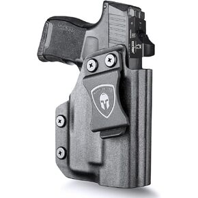 P365 TLR6 Holster IWB Kydex Holster Optic Cut Fit P365/P365X/P365 SAS/P365XL w/TLR-6, Inside Waistband Concealed Carry Holster, Adj. Cant & Retention, Right Hand