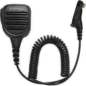 مكبر صوت كتف متوافق مع موتورولا XPR 7550 7550e 6550 مقاوم للماء IP56 ميكروفون راديو ثنائي الاتجاه مع مقبس 3.5 ملم (أسود) in Kuwait