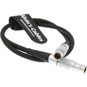 Alvin's Cables Teradek Bond Power Cable for ARRI Alexa Camera Z CAM E2 2 Pin Male to 2Pin 45cm/18 Inches
