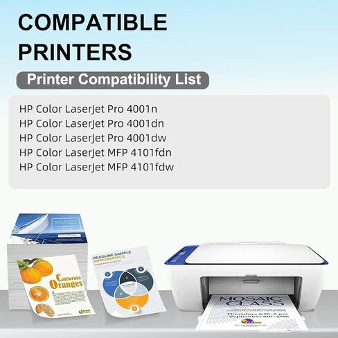 148X W1480X Toner Cartridge (with Chip) Black Compatible Replacement for 148X W1480X for HP Laserjet Pro 4001dw 4001dn 4001n MFP 4101fdw 4101fdn Printer Toner (1 Pack-Black) in Saudi Arabia