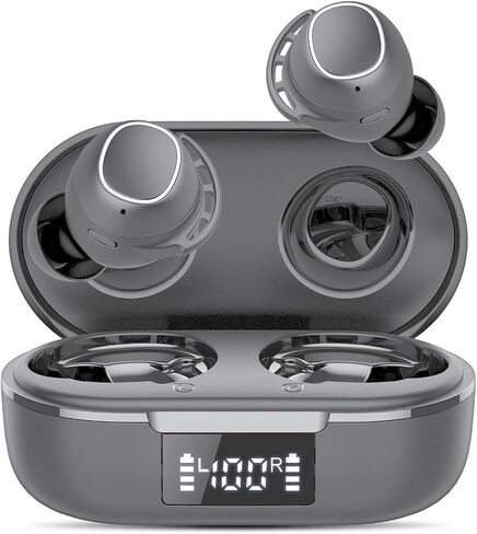 Tiksounds Ear Buds Mini Wireless Earbuds, Bluetooth 5.3 Headphones Bass Stereo, 60H Playtime Noise Cancelling Earbuds with 4 Mic, IP8 Waterproof Lightweight in Ear Earphones for Running/Workout in Saudi Arabia