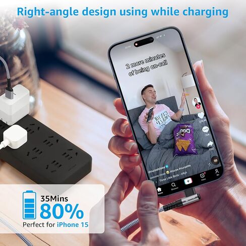 USB C Cable 6 ft,2Pack 3.1A Type C Charger Fast Charging Cable, USB A to USB C 3A Charger Durable Nylon Braided Car Carplay Cable for i'Phone 15 15 Pro Max 15 Plus Cable in Saudi Arabia