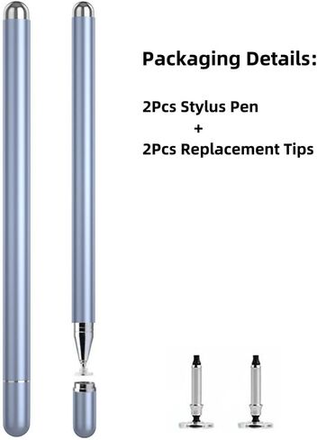 2Pcs Stylus Pen for Samsung Galaxy Tab A7/A8/A8plus/A9/A9Plus,S Pen Compatible with iOS/Android/Windows and Other Series of Capacitive Screen Digital Devices (Black) in Kuwait