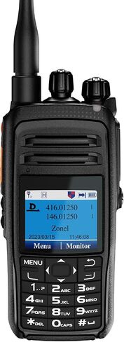 LiSheng DM-R89UV راديو هام محمول عالي الطاقة 8 وات، DMR رقمي وراديو تناظري ثنائي النطاق ثنائي الاتجاه (136-174 ميجا هرتز VHF و400-470 ميجا هرتز UHF). in Saudi Arabia
