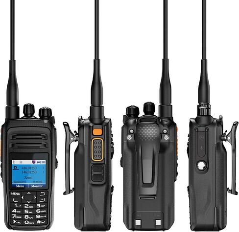 LiSheng DM-R89UV راديو هام محمول عالي الطاقة 8 وات، DMR رقمي وراديو تناظري ثنائي النطاق ثنائي الاتجاه (136-174 ميجا هرتز VHF و400-470 ميجا هرتز UHF). in Saudi Arabia