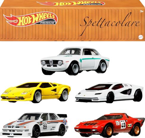 Hot Wheels Forza 5-Pack of Toy Video Game Race Cars, 1:64 Scale with Authentic Details & Realistic Decos, Gift for Collectors & Kids 3 Years & Up [Amazon Exclusive] in Saudi Arabia