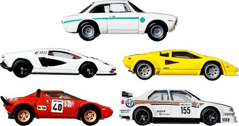 Hot Wheels Forza 5-Pack of Toy Video Game Race Cars, 1:64 Scale with Authentic Details & Realistic Decos, Gift for Collectors & Kids 3 Years & Up [Amazon Exclusive] in Saudi Arabia