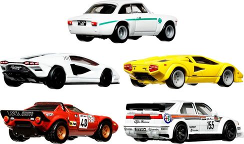 Hot Wheels Forza 5-Pack of Toy Video Game Race Cars, 1:64 Scale with Authentic Details & Realistic Decos, Gift for Collectors & Kids 3 Years & Up [Amazon Exclusive] in Saudi Arabia