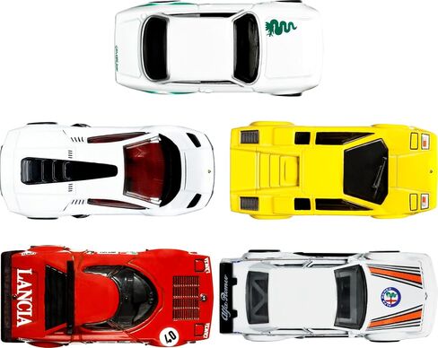 Hot Wheels Forza 5-Pack of Toy Video Game Race Cars, 1:64 Scale with Authentic Details & Realistic Decos, Gift for Collectors & Kids 3 Years & Up [Amazon Exclusive] in Saudi Arabia