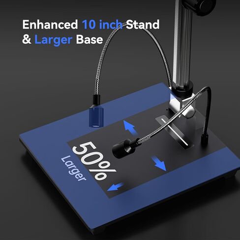 TOMLOV DM202 Max مجهر رقمي 1500x، مجهر عملة مع أضواء، مجهر لحام HDMI 25 ميجابكسل للبالغين، مجهر LCD مع شاشة، Microsocpe لإصلاح الإلكترونيات، متوافق مع الكمبيوتر/التلفزيون، 32 جيجابايت in Kuwait