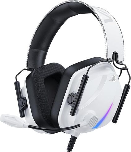 HW12 Gaming Headset for PC/PS5/PS4/Xbox One/Switch,Gaming Headphones with Microphone Wired Xbox Headet with 3.5mm Audio Jack (Black/Green) in Saudi Arabia