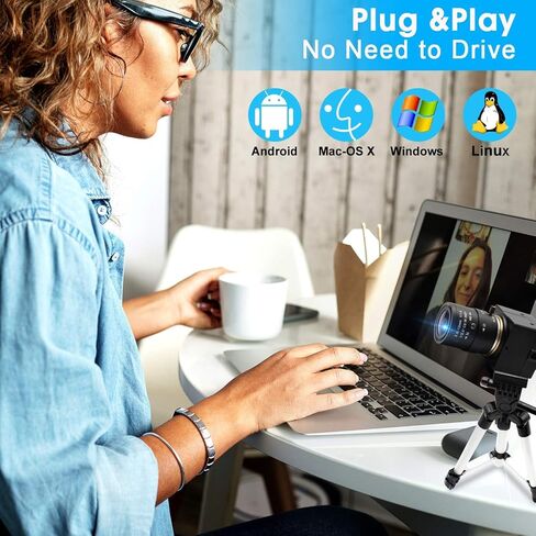 كاميرا USB زاوية واسعة 2.8-12 مم عدسة متغيرة البعد البؤري كاميرا USB كاميرا ويب 100 إطار في الثانية لمؤتمر الفيديو كاميرا ويب 2 ميجابكسل 1080 بكسل لنظام التشغيل Linux/Windows/Android، التوصيل والتشغيل تدعم كاميرا الويب OPENCV in Kuwait