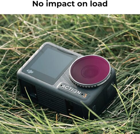 K&F Concept Osmo Action 3 ND8/PL Lens Filter, 28 Multi-Coated Neutral Density & Polarizing Effect 2-in-1 Filter Compatible with DJI Osmo Action 3 in Saudi Arabia