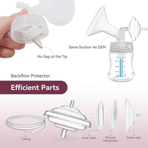 Accessories for Spectra S1 S2 and Motif Luna, Pump Replacement Parts Backflow Protectors Membrane Duckbill Valve Tube Not Original Spectra Parts. in Saudi Arabia
