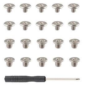 ZDE 20PCS m2 ssd Screws Kit PCIe NVMe M.2 SSD Mounting Screws Computer Motherboard Screws 10PCS M2x2.5mm + 10PCS M3x3mm with Screwdriver for Raspberry Pi M.2 NVME Hard Drive Laptop Computer