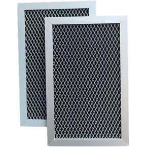 2x-Microwave Grease Filter for GE JVM1540DM5BB,JVM1540DM5WW, JVM1540SM4SS,JVM1540SM5SS, JVM3150RF1SS,JVM3160EF8ES