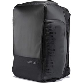 NOMATIC 30L Travel Bag- Convertible Duffel/Backpack, Carry-on Size for Airplane Travel, Everyday Use Laptop Bag, TSA Compliant Black Backpack