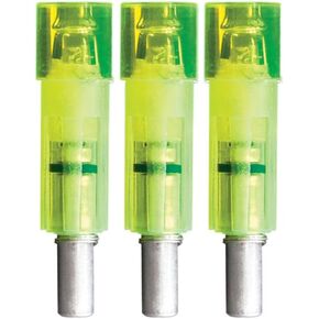 Lumenok Gold Tip Flat Bolt End (3-Pack), Green