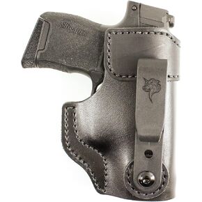 DeSantis Sof-Tuck 2.0 IWB Holster - IWB Holster, Conceal Carry Gun Holster, Compact Right Hand Holster, Compatible with Sig P365, P365 SAS, P365 w/ Manual Safety - Right Hand Draw, Black