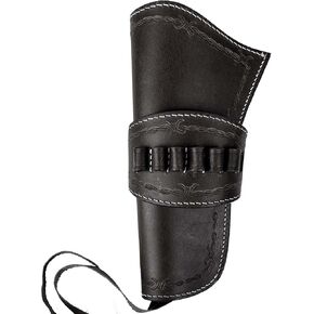 Hulara Leather Western Holster Heritage 38 Holster .38LR Cowboy Holster for 4" to 8" 38 Revolver Holster Heritage Rough Rider Holster
