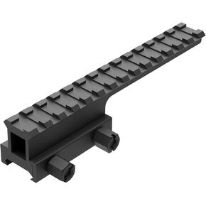 14-Slot Picatinny Riser Mount, (1"/0.83"/0.5" Height), 5.7" Length Flat Top Mount Adapter and Riser