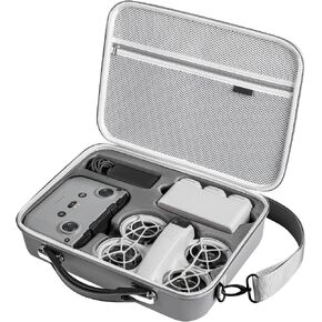 Neo Case for DJI Neo Accessories,Portable PU Leather Shoulder Bag for DJI Neo Fly More Combo Drone/RC-N3/Battery