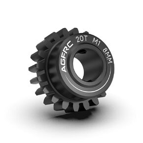 AGFRC Hardened Steel 8MM MOD1 40T RC Pinion Motor Gear for High Speed Runs and Drag Racing Application RC Upgrade Part (PG40T8 V2)