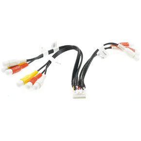 20Pin RCA Cord Assembly Harness Car Audio Video Compatible with JVC Kenwood KVT-514 KVT-512 KVT-516 - XT91916