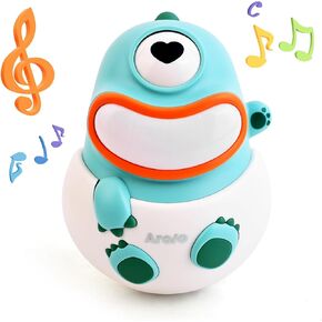 Baby Toys 6 to 12 Months: Luminous High Chair Suction Cup Toys - Infant Development Activity Toys with Music - Best Interactive Spin Toys for Boys and Girls