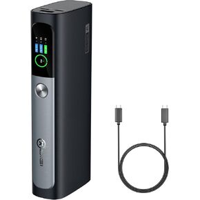 X DIGI Power Bank 20000mAh, 100W Laptop Portable Charger, 72Wh PD Fast Charging Battery Pack, TFT Smart Digital Display, 3-Port USB C Battery Pack Compatible with MacBook, iPhone 15, Samsung and More