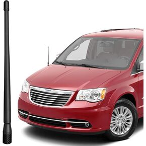 13 Inch Antenna for Chrysler Town & Country (2001-2016), Chrysler Town Country Antenna, Flexible Rubber Antenna Replacement Mast, Black