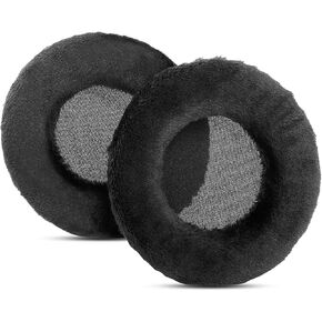 Velvet Ear Pads Cushions Covers Replacement Earpads Foam Pillow Compatible with Beyerdynamic DT 990 Pro DT 770 Pro DT990 DT770 Pro Headset Headphone (Black)