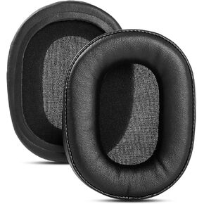 Ear Pads Cushion Replacement Earpads Pillow Compatible with Oppo PM-3 PM3 PM 3 Headphones (Black Sheepskin Leather)