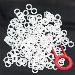 200pcs Rubber O-Ring Keyboard Switch Dampeners Make Your Mechanical Keyboard Quieter with Keycap Remover Suitable for Cherry MX Key Kit Dampers 40A-L-0.2mm Reduction
