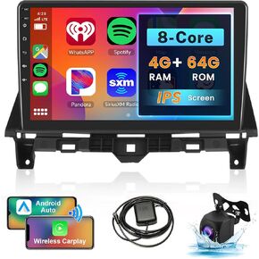 8 Core 4G+64G Android 13 Car Stereo Radio for Honda Accord 2008-2013, Rimoody Wireless Carplay Android auto 10.1 Inch Touchscreen Mirror Link 59-UI Themes GPS 4G-WiFi Bluetooth FM DSP-36 Backup Camera