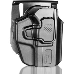 Universal Holster for Sub-Compact Pistol, OWB Holster Fits Glock 43X MOS, G43X, Sig P365 XMacro P365XL P365, Taurus G3C G2C GX4, SCCY CPX 2 Gen3, Hellcat Pro, Ruger Security 9 SR9, Level II Retention