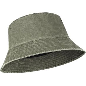 Zylioo Oversize XXL Washed Bucket Hat for Men Women,Large Faded Denim Sun Hat,Packable Travel Beach Hats for Big Heads