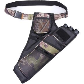 XTACER 3 Tube Hip Quiver Hunting Training Camo Archery Arrow Quiver Holder Bow Belt Waist Hanged Target Quiver
